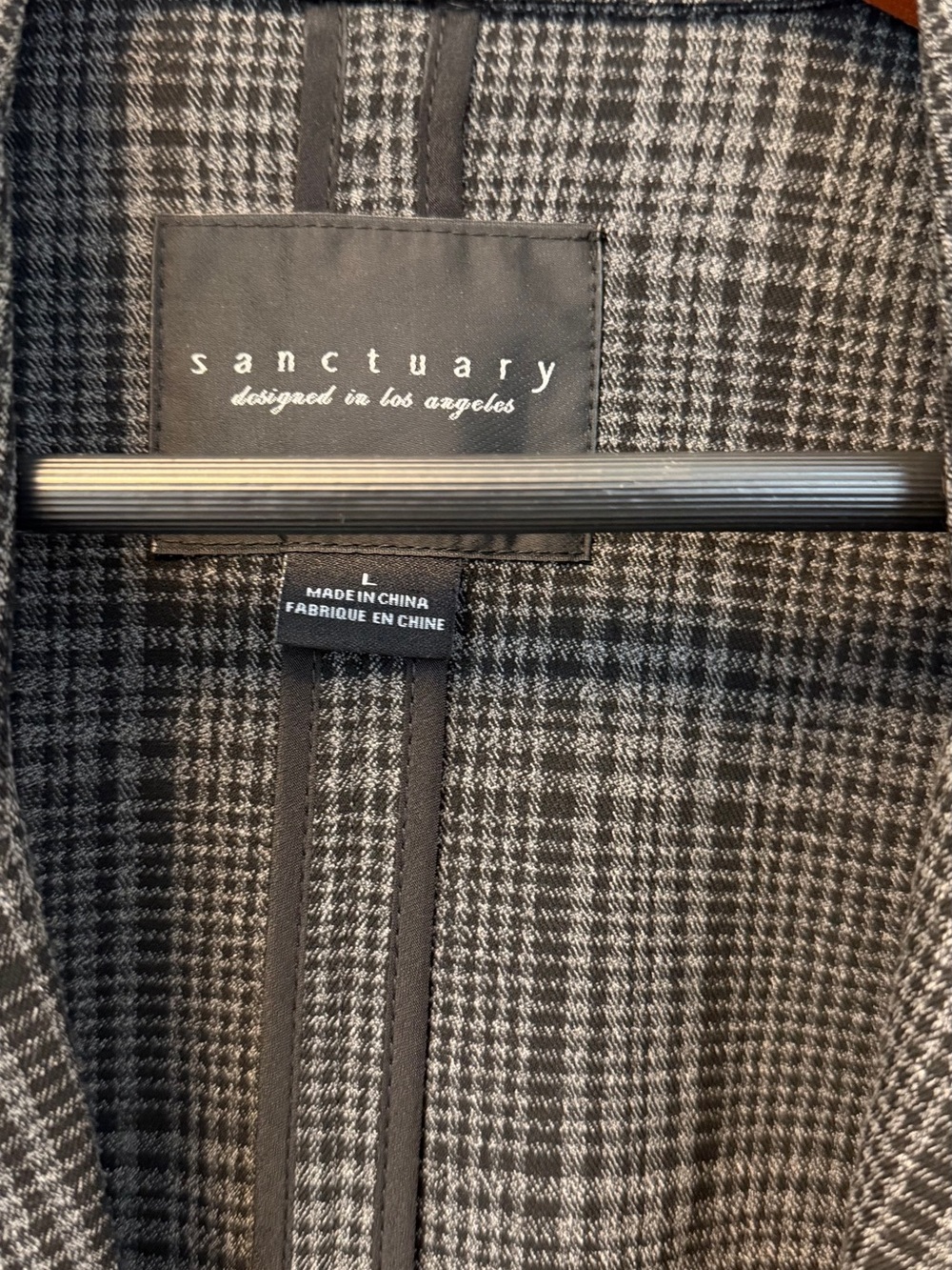 Sanctuary Glen Plaid Single-Button Blazer - Picture 2 of 5
